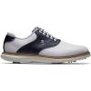 imageFootJoy Mens Traditions Golf ShoeWhiteNavy