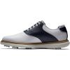 imageFootJoy Mens Traditions Golf ShoeWhiteNavy