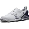 imageFootJoy Mens Tour Alpha Dual BOA Golf ShoeWhiteNavyGrey
