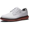 imageFootJoy Mens Traditions Blucher Golf ShoeWhiteBrick