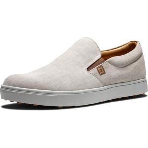 imageFootJoy Mens Club Casuals SlipOn Golf ShoeWhiteSilver