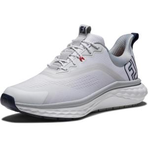 imageFootJoy Mens Fj Quantum Golf ShoeWhiteWhiteGrey