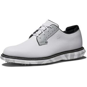 imageFootJoy Mens Traditions Blucher Golf ShoeWhiteGrey Camo