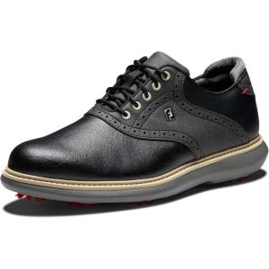 imageFootJoy Mens Traditions Golf ShoeBlackBlack