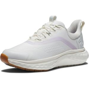 imageFootJoy Womens Fj Quantum Golf ShoeCreamPurpleBlue