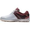 imageFootJoy Womens Prosl Sport Previous Season Style Golf ShoeWhiteBlackBurgundy