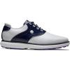 imageFootJoy Womens Traditions Spikeless Golf ShoeWhiteNavy