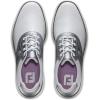 imageFootJoy Womens Traditions Spikeless Golf ShoeWhiteSilver