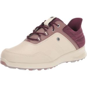 imageFootJoy Womens Stratos Golf ShoeVanillaMerlot