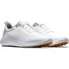 imageFootJoy Mens Fj Flex Previous Season Style Golf ShoeWhiteWhiteTan
