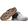 imageFootJoy Mens Prosl Sport Golf ShoeWhiteBlackGold