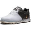 imageFootJoy Mens Prosl Sport Golf ShoeWhiteBlackGold
