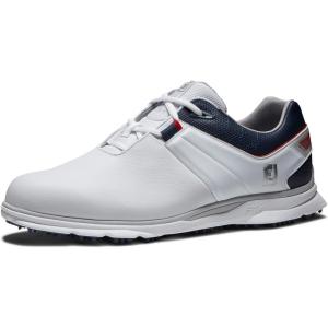 imageFootJoy Mens ProSL Carbon Golf ShoeWhiteNavyRed