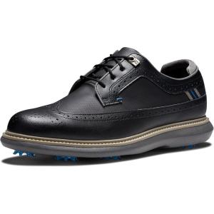 imageFootJoy Mens TraditionsShield Tip Previous Season Style Golf ShoeBlackBlackGrey
