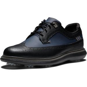 imageFootJoy Mens TraditionsShield Tip Previous Season Style Golf ShoeBlackNavy