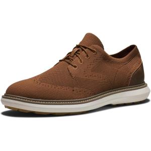 imageFootJoy Mens Traditions Knit Golf ShoeBrownBrownTan