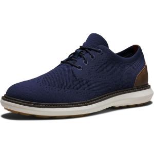 imageFootJoy Mens Traditions Knit Golf ShoeNavyNavyTan
