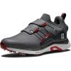imageFootJoy Mens Hyperflex Boa Golf ShoeCharcoalgreyRed