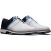 imageFootJoy Mens Premiere Series Packard Golf ShoeWhiteLight BlueNavy