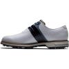 imageFootJoy Mens Premiere Series Packard Golf ShoeWhiteNavyLight Blue