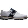 imageFootJoy Mens Premiere Series Packard Golf ShoeWhiteNavyLight Blue