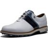 imageFootJoy Mens Premiere Series Packard Golf ShoeWhiteNavyLight Blue