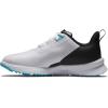 imageFootJoy UnisexChild Fj Fuel Junior Golf ShoeWhiteBlackBlue