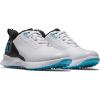 imageFootJoy UnisexChild Fj Fuel Junior Golf ShoeWhiteBlackBlue
