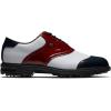 imageFootJoy Mens Premiere Series Wilcox Golf ShoeRedWhiteBlue Patent