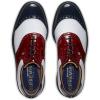 imageFootJoy Mens Premiere Series Wilcox Golf ShoeRedWhiteBlue Patent