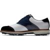 imageFootJoy Mens Premiere Series Wilcox Golf ShoeWhiteNavyBlack