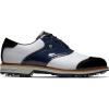 imageFootJoy Mens Premiere Series Wilcox Golf ShoeWhiteNavyBlack