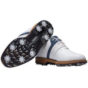 imageFootJoy Mens Premiere SeriesPackard Lx Golf ShoeWhiteMidnight NavyChestnut