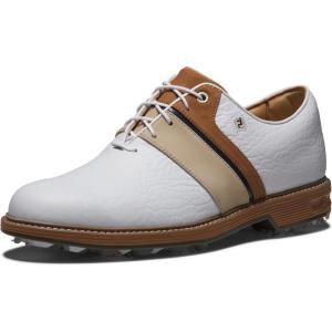 imageFootJoy Mens Premiere SeriesPackard Lx Golf ShoeWhiteTanNavy
