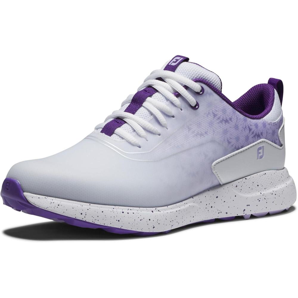 imageFootJoy Womens Fj Performa Golf ShoeWhiteWhitePurple