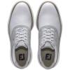 imageFootJoy Mens Traditions Golf ShoeWhiteGreyWhite