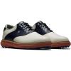 imageFootJoy Mens Traditions Spikeless Golf ShoeCreamNavyBrick