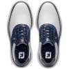 imageFootJoy Mens Traditions Spikeless Golf ShoeWhiteNavy Camo
