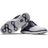 imageFootJoy Mens Traditions Spikeless Golf ShoeWhiteNavy Camo