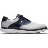 imageFootJoy Mens Traditions Spikeless Golf ShoeWhiteNavy Camo