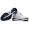 imageFootJoy Mens Traditions Spikeless Golf ShoeWhiteWhiteNavy