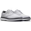 imageFootJoy Mens Traditions Spikeless Golf ShoeWhiteWhiteNavy