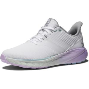 imageFootJoy Womens Fj Flex Golf ShoeWhiteGreenPurple