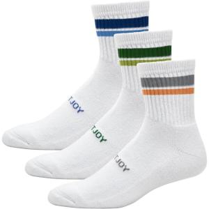 imageFootJoy Mens ComfortSof Quarter SocksAssorted Stripe
