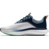 imageFootJoy Mens Fj Quantum Golf ShoeWhitePeacoatAquamarine
