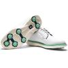 imageFootJoy Mens Traditions Blucher Golf ShoeWhiteAquamarinePageant Blue
