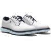 imageFootJoy Mens Traditions Blucher Golf ShoeWhiteSky BlueCamo
