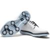 imageFootJoy Mens Traditions Blucher Golf ShoeWhiteSky BlueCamo