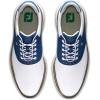 imageFootJoy Mens Traditions Golf ShoeWhiteLight Navy