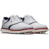 imageFootJoy Mens Traditions Golf ShoeWhiteNavyRed